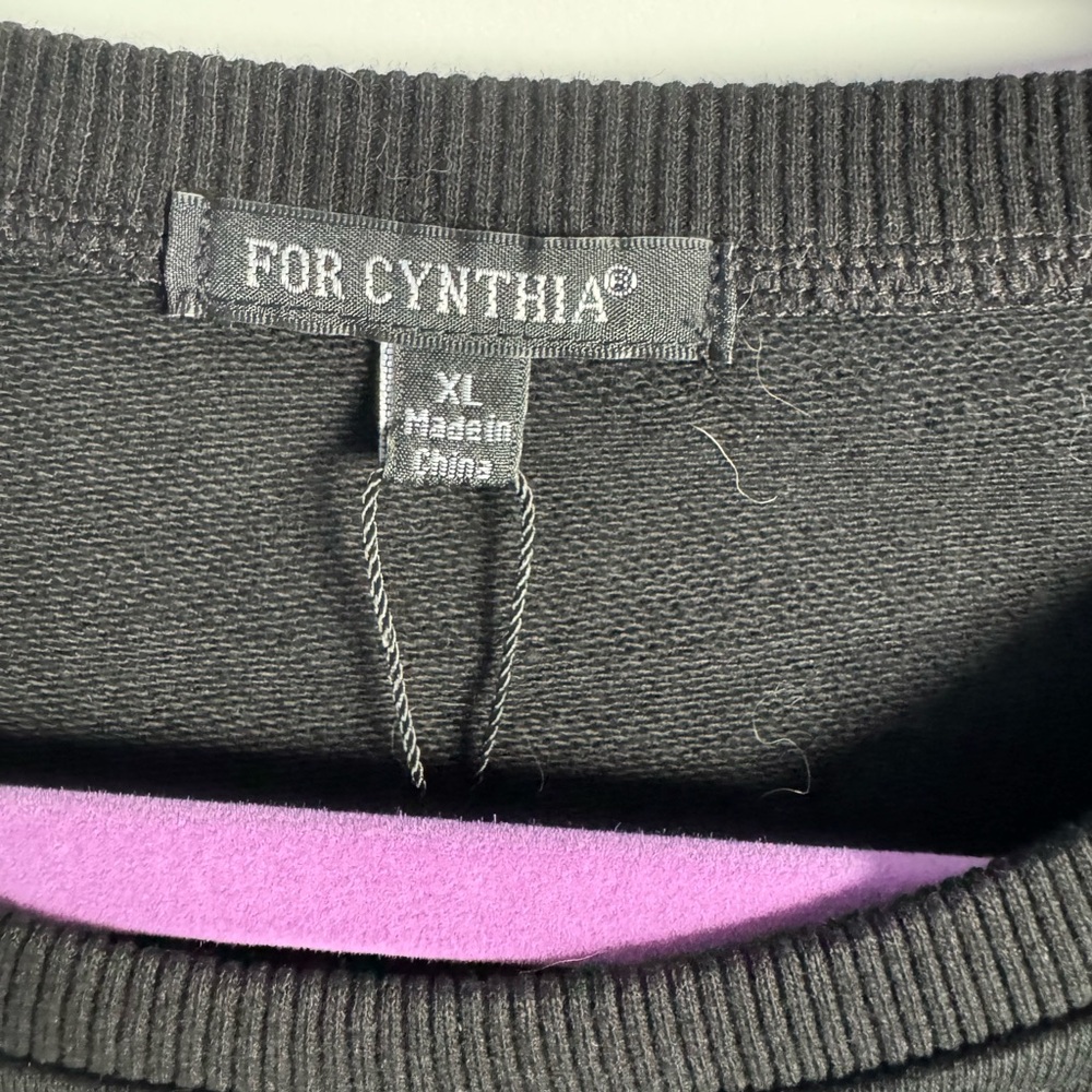 FOR CYNTHIA, blk, L/XL, flow sleeves, NEW - Picture 5 of 5